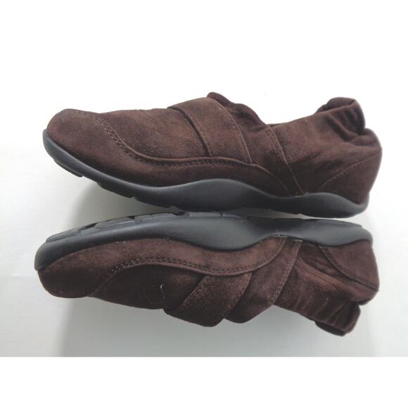 DANSKO US 7.5M 8M 271145020 Carol Chocolate Brown Suede Slip On Loafer Shoes - Picture 6 of 8